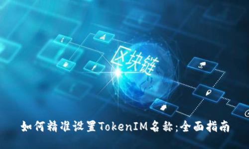 如何精准设置TokenIM名称：全面指南